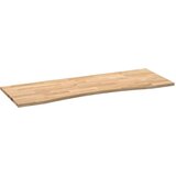  Ploča za radni stol 140x50x2,5cm netretirane masivne hrastovine | shoptok.hr
