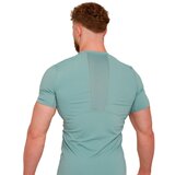 GymBeam muška majica high compression t-shirt blue