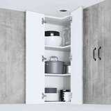 vidaXL Zidni kuhinjski ormarić Zidne Betonski sivi 57 x 57 x 100 cm | shoptok.hr