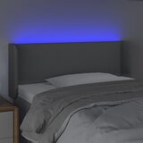  LED uzglavlje svjetlosivo 93x16x78/88 cm od tkanine | shoptok.hr