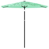  Vrtni suncobran s čeličnom šipkom zeleni 268x268x226 cm | shoptok.hr