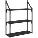  Polica na zidu Crni hrast 60 x 21 x 78,5 cm Konstruirano drvo | Eponuda.com