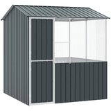  Kavez za ptice Antracit 215 x 209 x 230 cm Cinkani čelik | shoptok.hr