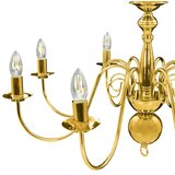  Luster zlatni 8 x žarulja E14 | shoptok.hr