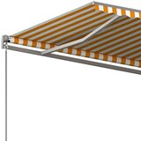  Samostojeća automatska tenda 400 x 350 cm žuto-bijela | shoptok.hr