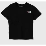 The North Face Otroška bombažna kratka majica RELAXED GRAPHIC TEE 2 črna barva