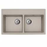 Minotti Granitna sudopera MILO METRO 76x44 Pure sand sa sifonom dupla | ePonuda.com