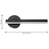  LED zidno svetlo SYDNEY LED/6W/230V crno | Eponuda.com