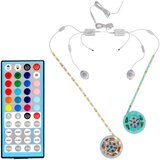  Set od 2x 150cm led rgb trake 2x senzor pokreta + daljinski upravljač | shoptok.hr
