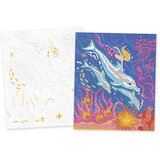 Janod pobarvanka po številkah z vodenimi barvicami dolphins | Shoptok.si