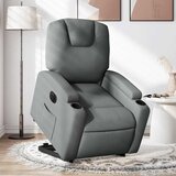 Maison Chic Električni naslanjač - Relax naslanjač s funkcijo vstajanja temno siv, (22061096) | Shoptok.si