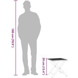 vidaXL 5-dijelni vrtni blagovaonski set sklopivi svijetlo | shoptok.hr