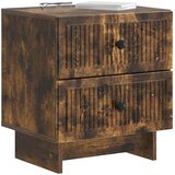  Noćni ormar s ladicama Dimljeni hrast 43 x 34,5 x 47,5 cm | shoptok.hr