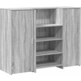 Maison Chic sprejemna miza - računalniška miza - pisarniška miza siva sonoma 135x50x103,5 cm inženirski les, (21785334) | Shoptok.si