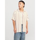 Jack & Jones Muška košulja kratkih rukava 12271060, Bež-braon