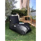 daybed - black black bean bag