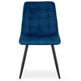  SPLIT stolica - tamnoplavi baršun / crne noge x 3 | shoptok.hr