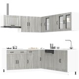  11-dijelni set kuhinjskih elemenata "Lucca" izrađeno drvo | shoptok.hr