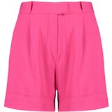 Trendyol Curve Pink Woven Shorts | shoptok.hr