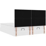  Ottoman krevet s madracima čisto bijeli 160x200 cm umjetna koža | shoptok.hr