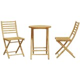  3-dijelni bistro set od bambusa | shoptok.hr