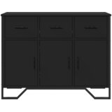  Komoda crna 97x32,5x74,5 cm od konstruiranog drva | Eponuda.ba