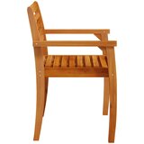  Vrtne stolice 4 kom 59x55x85 cm od masivnog bagremovog drva | shoptok.hr