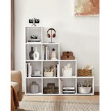 Songmics knjižna omara, 129,5 x 29 x 129,5 cm LBC10WTV1, (21245505) | Shoptok.si