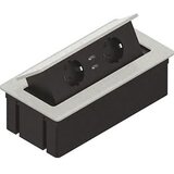 Utičnica pop up 240x120mm crna 3shuko 2USB | Eponuda.ba