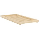 Karup Krevet od masivnog bora bez uzglavlja s podnicom 90x200 cm u prirodnoj boji Dock – Cijene