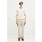 Fred Perry Pamučna majica za muškarce, boja: bež, bez uzorka, K7642.S64 | shoptok.hr