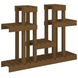 Stalak za biljke boja meda 104,5x25x77,5 cm od masivne borovine | shoptok.hr