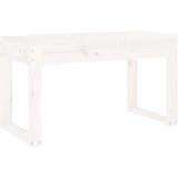  The Living Store Vrtna klop bela 80x38x45 cm trdna borovina - Vrtna Klop, (21445434) | Shoptok.si