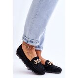 Boto Women's Suede Loafers Black Sorento | shoptok.hr