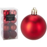 Ena Set novogodišnjih kugli 6cm 16/1 517342/ tamno crv | Eponuda.com