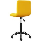  Okretna uredska stolica boja senfa baršunasta | shoptok.hr