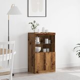 vidaXL Stranski konglomerat Stari les Trden recikliran les Srednji | Shoptok.si