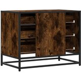 vidaXL Ormar s ladicama dimljeni hrast 70x41x56 cm izrađeno drvo | shoptok.hr