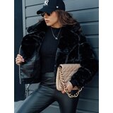 DStreet Women's winter fur jacket SAVARA black | Shoptok.si