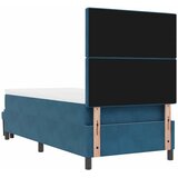  Krevet s opruga kutije Tamno plava 200 x 90 cm Baršun | shoptok.hr