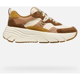 Geox Light brown women's sneakers Diamanta - Women's | Shoptok.si