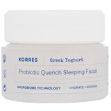 Korres Greek Yoghurt Probiotic Quench Sleeping Facial vlažilna in negovalna nočna krema za obraz 40 ml za ženske | Shoptok.si