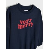 Sinsay Crewneck dukserica s natpisom Very Merry Slike