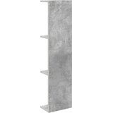  Polica na zidu 2 kom. Betonska siva 25 x 15 x 100 cm | shoptok.hr