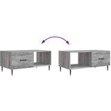  Klubska miza Siva Sonoma 90 x 50 x 40 cm Inženirski les, (5000295474) | Shoptok.si