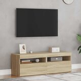 TV ormarići s LED svjetlima 2 kom boja hrasta 60 x 35 x 40 cm | shoptok.hr