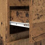 vidaXL Strani šal s predalom Star les 35 x 40 x 70 cm Konstruiran les | Shoptok.si