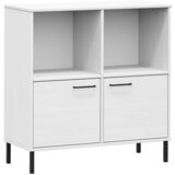  Regal za knjige bijeli 90x35x90,5 cm drveni OSLO | Eponuda.com