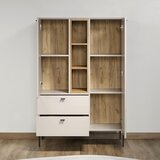 MID.YOU VISOKA KOMODA, barve hrasta, kašmir | Shoptok.si