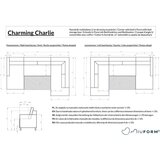Miuform Bež sklopiva kutna garnitura (s lijevim kutom/u obliku slova "U") Charming Charlie – | shoptok.hr